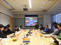 CUHK delegation visits Microsoft Research Asia.